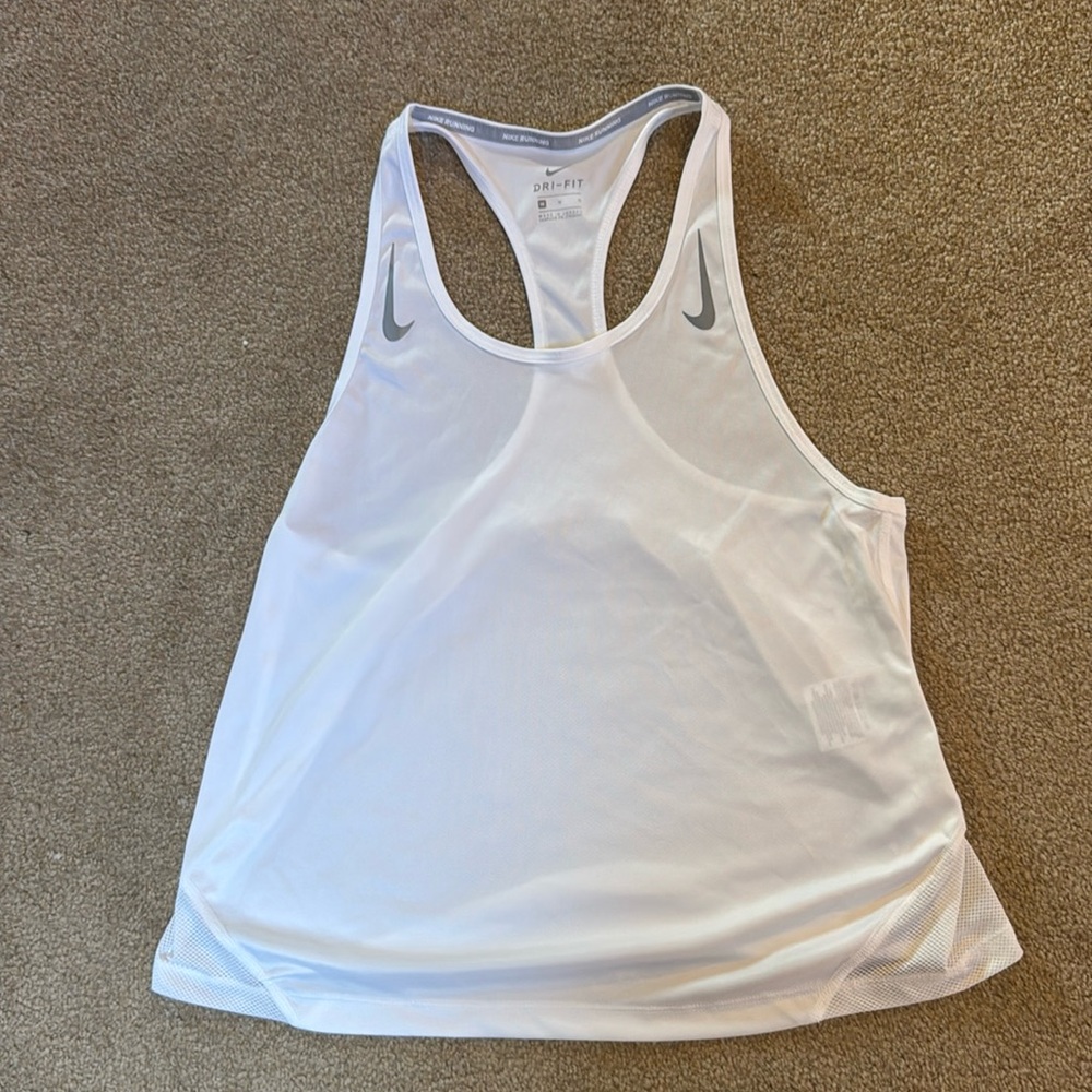Women’s Nike dry fit, razorback running tank.